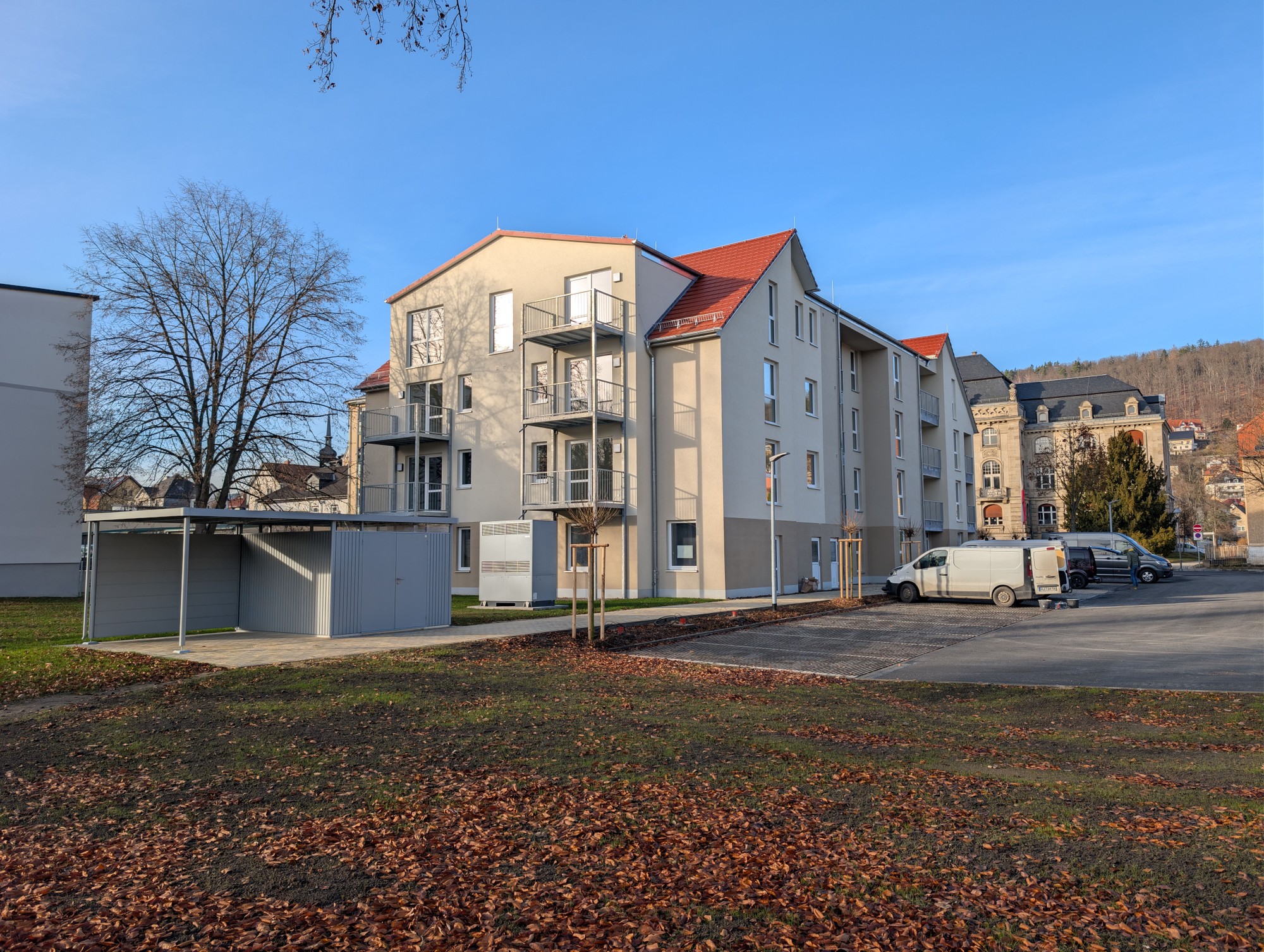 Neubau Wohnen, Pflegedienst und Therapiezentrum, Rudolstadt
